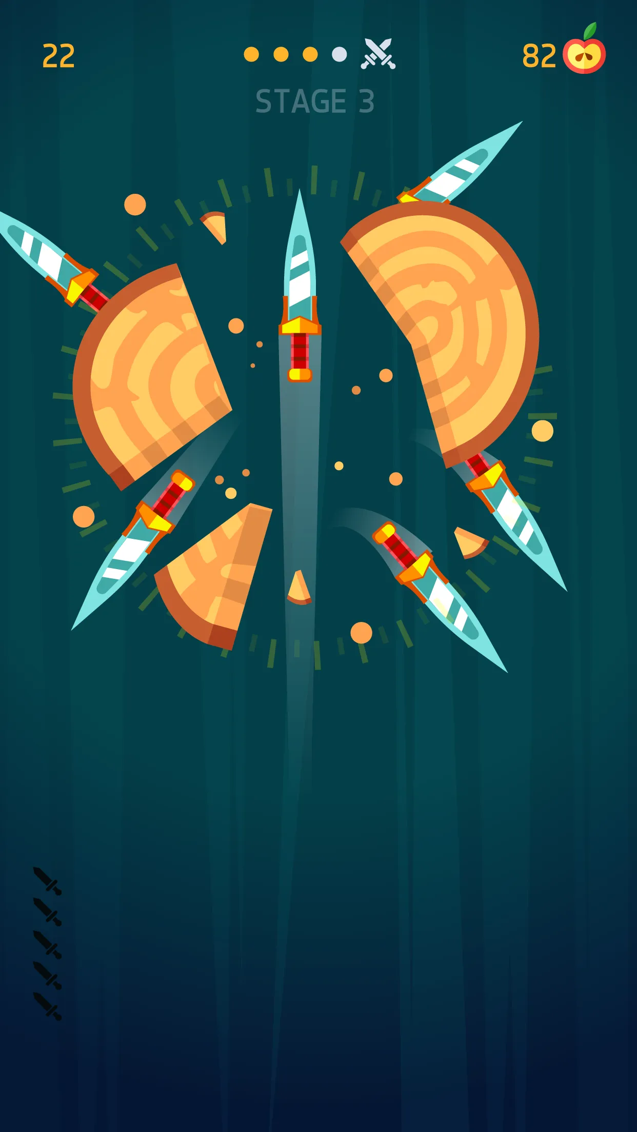 Knife Hit | Indus Appstore | Screenshot