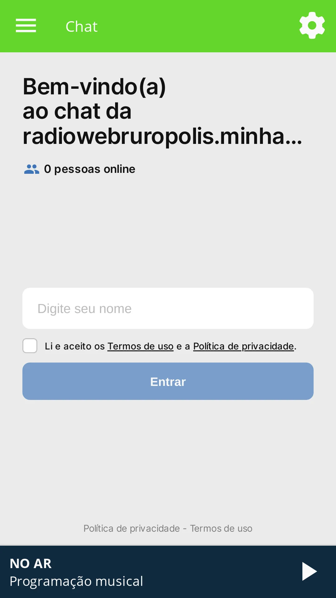 Rádio Web Rurópolis Tic Tac | Indus Appstore | Screenshot