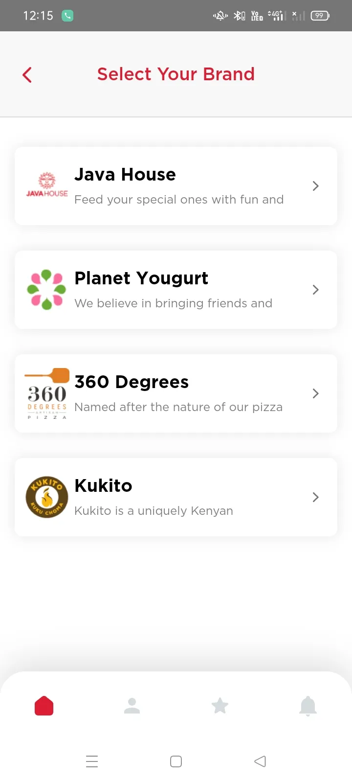 Java House Africa Loyalty | Indus Appstore | Screenshot