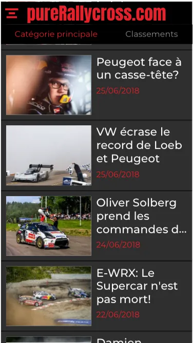 pureRallycross.com | Indus Appstore | Screenshot