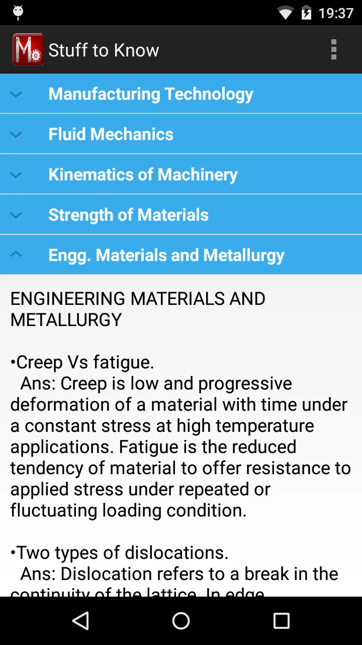 Mechanical Engineering Tips: A | Indus Appstore | Screenshot