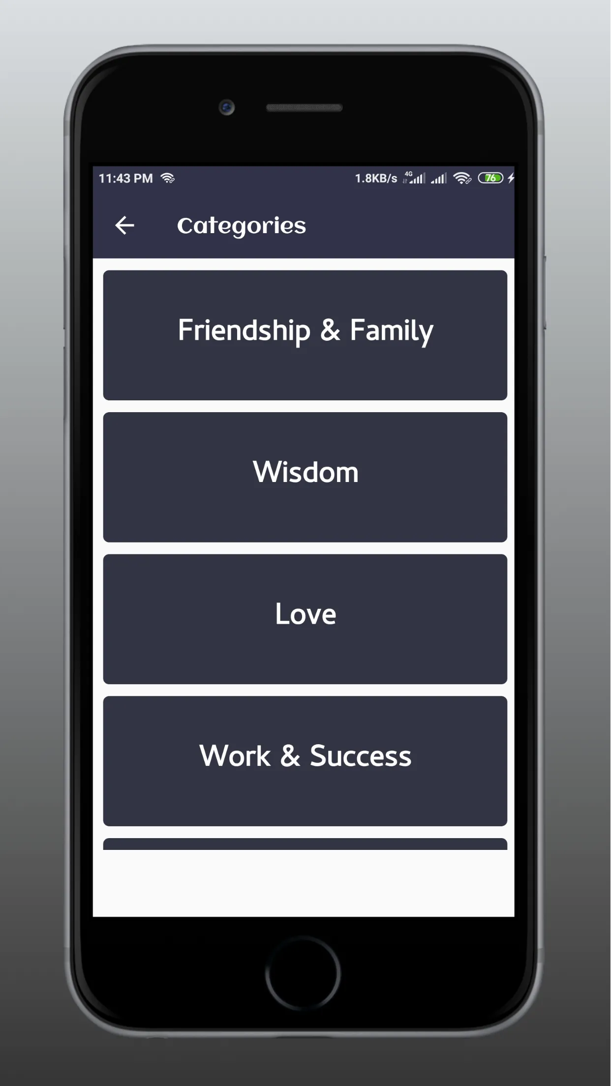 Offline Quotes By Famous Peopl | Indus Appstore | Screenshot