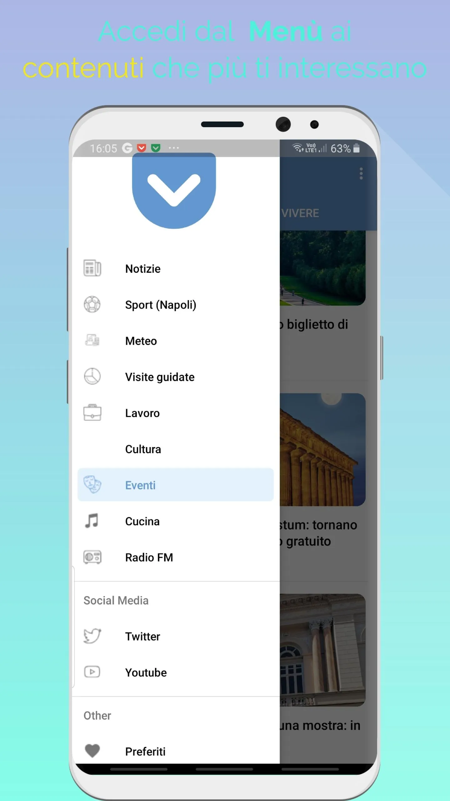 Napoli in tasca - Notizie | Indus Appstore | Screenshot