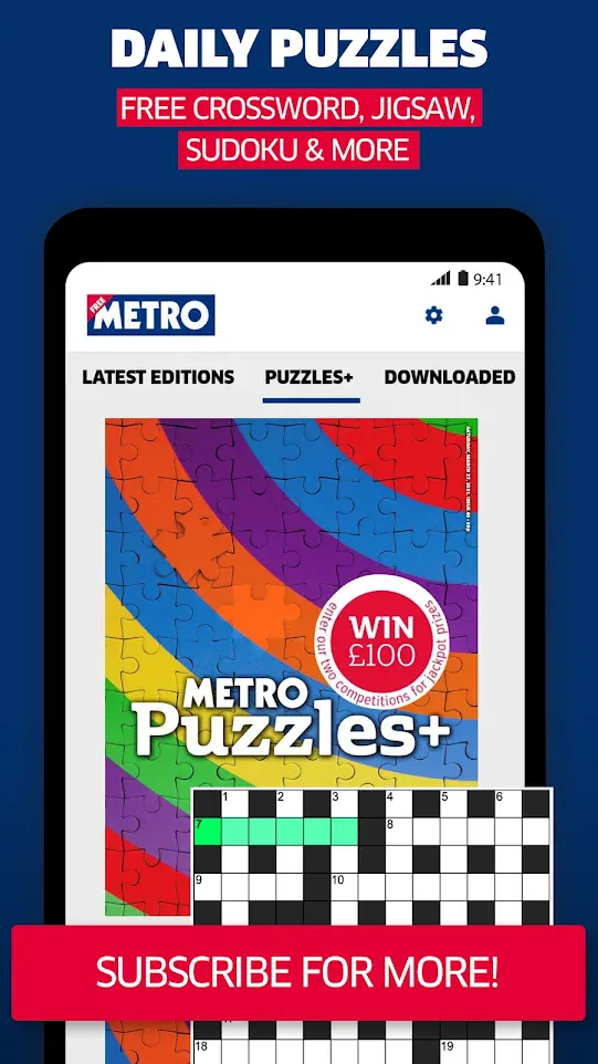 UK News App | Daily Newspaper & Puzzles | Metro | Indus Appstore | Screenshot