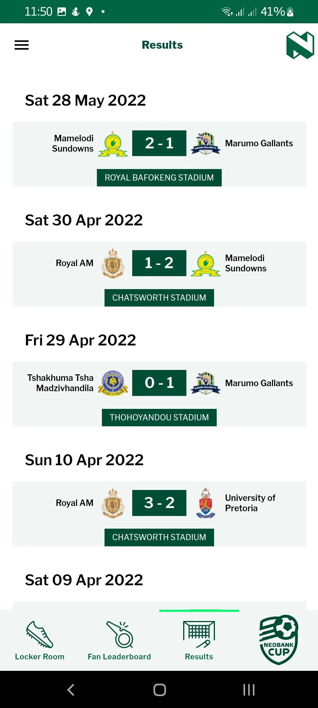 Nedbank Cup Ke Yona | Indus Appstore | Screenshot