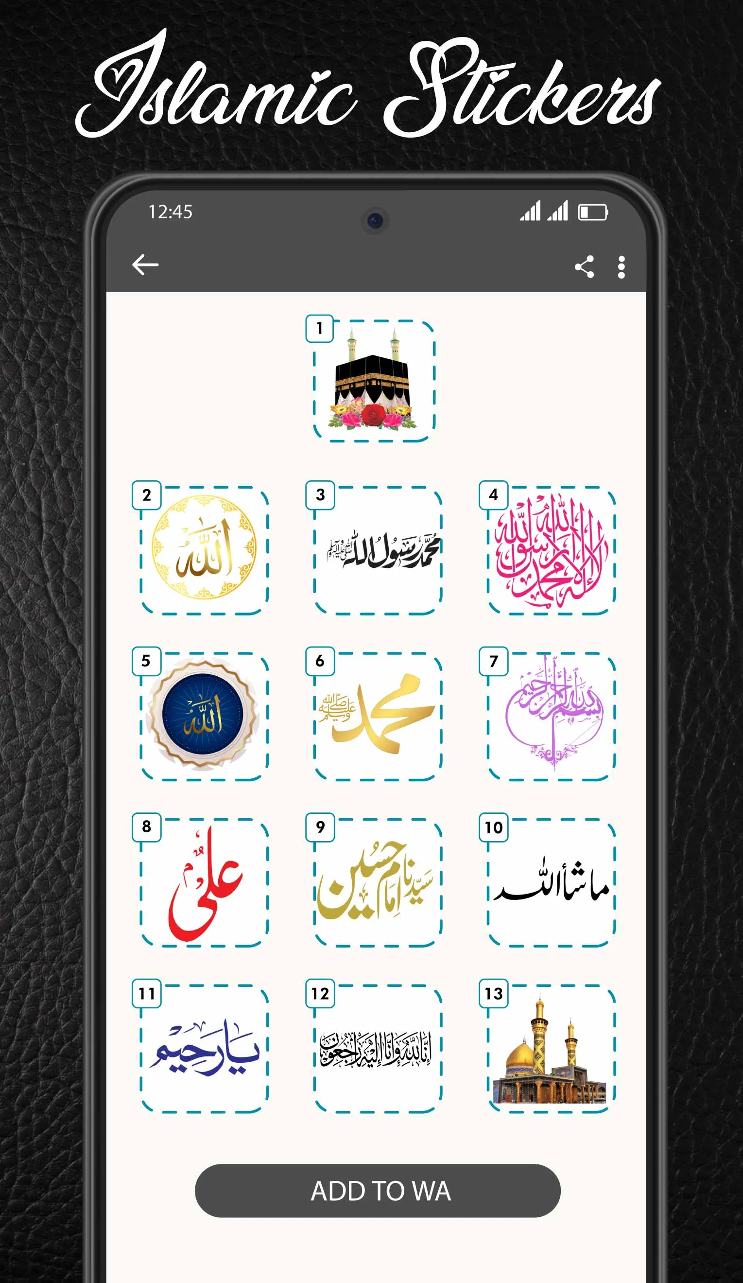 Islamic Stickers - WASticker | Indus Appstore | Screenshot