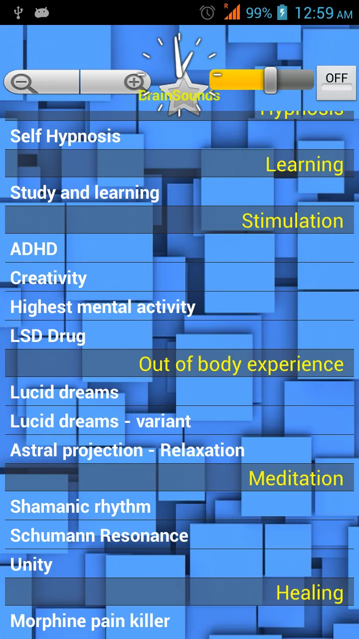 Brain Sounds Binaural Beats | Indus Appstore | Screenshot