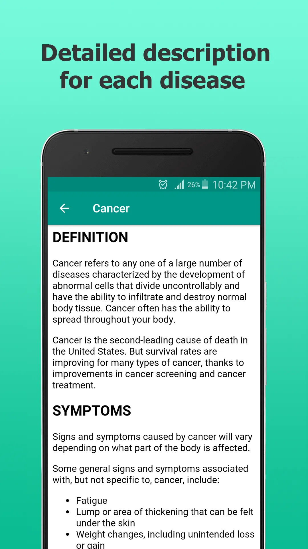 Diseases Dictionary Offline | Indus Appstore | Screenshot