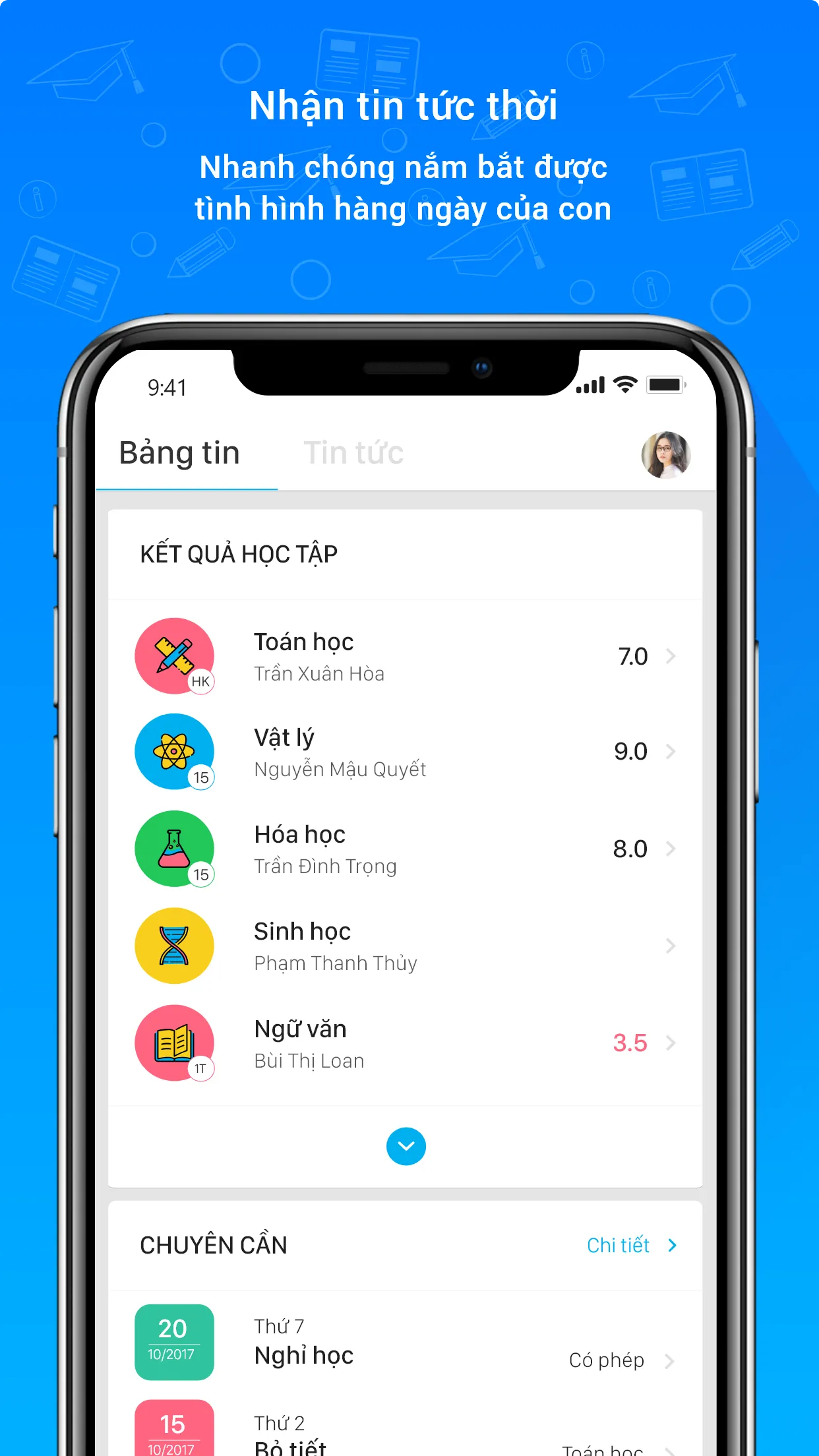 SISAP Phụ huynh | Indus Appstore | Screenshot