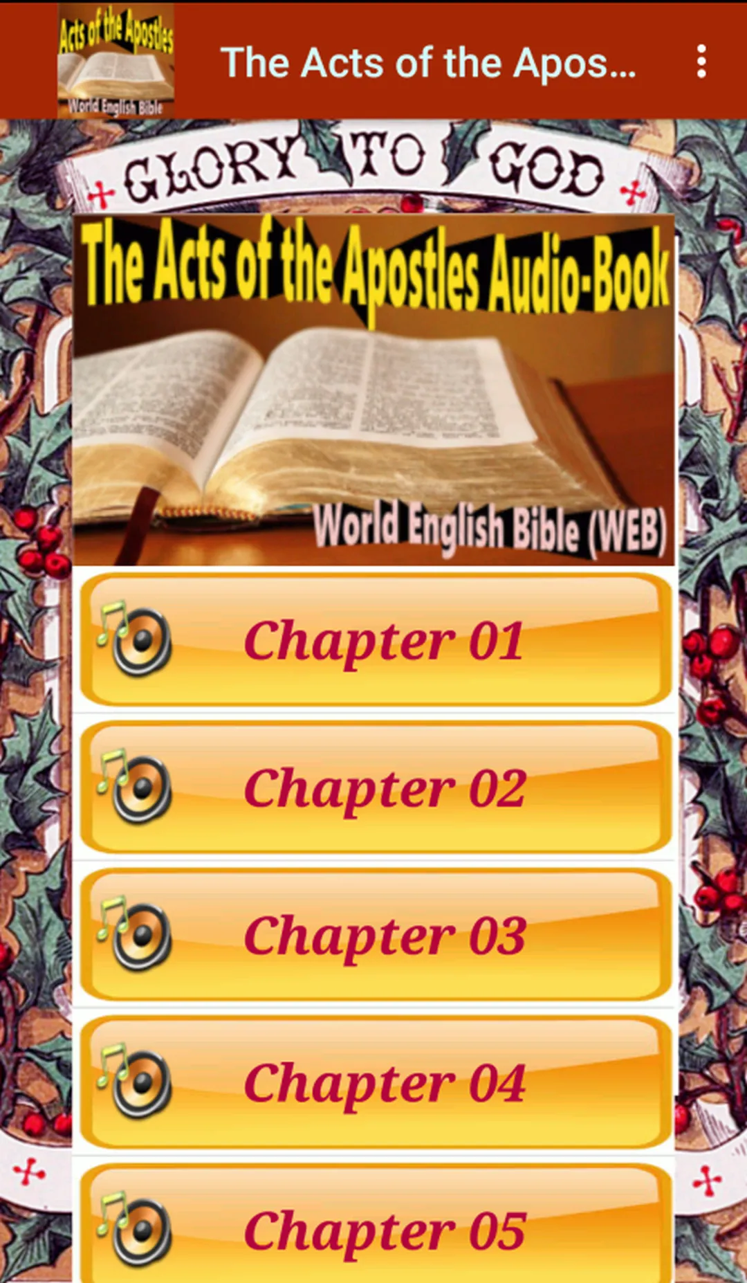 Acts of Apostles Bible Audio | Indus Appstore | Screenshot