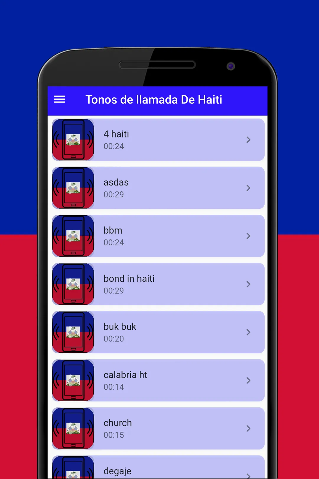 Haitian Music Ringtone | Indus Appstore | Screenshot