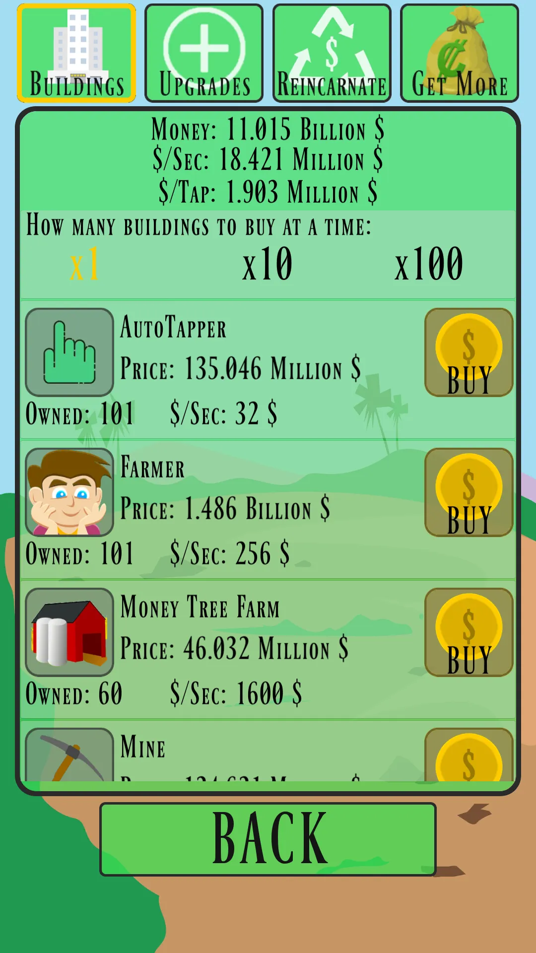 Money Tree - Idle Clicker Game | Indus Appstore | Screenshot