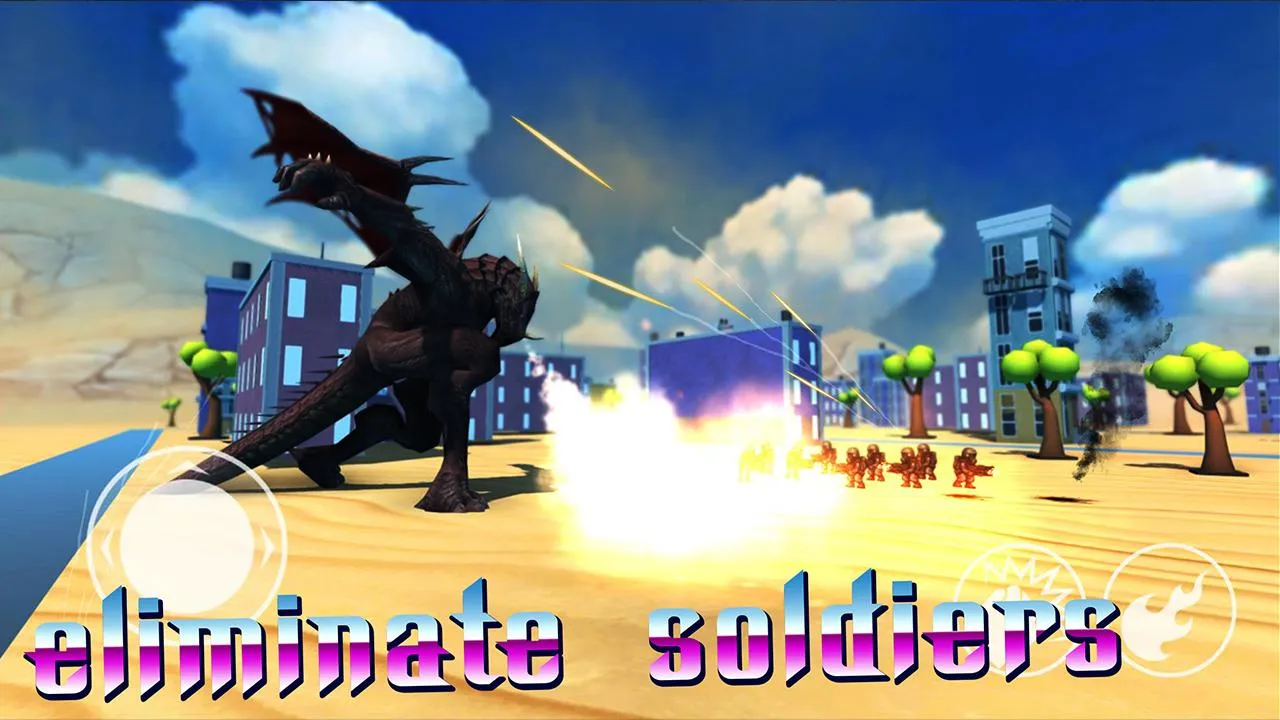 Dragon Vs Crowd Distruct City | Indus Appstore | Screenshot