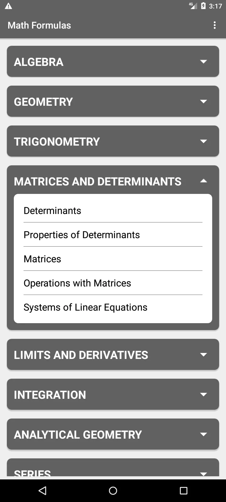 Math Formulas | Indus Appstore | Screenshot