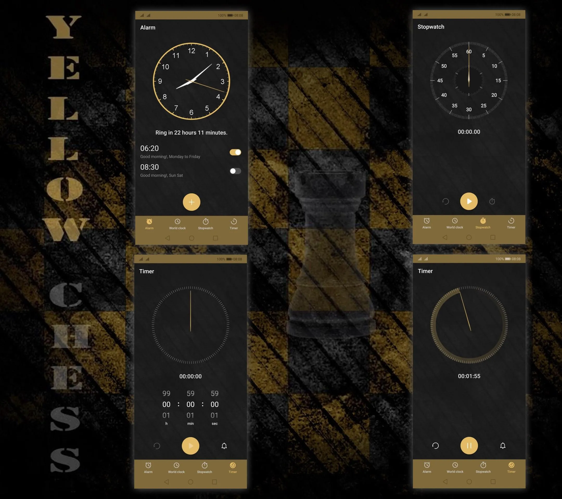 [EMUI 9.1]Yellow Chess Theme | Indus Appstore | Screenshot