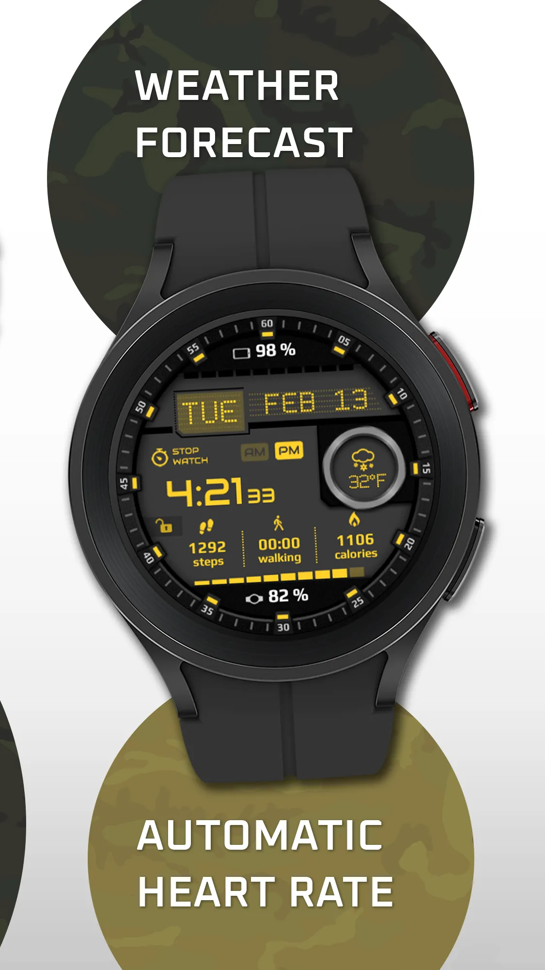 Digitec Watch Face | Indus Appstore | Screenshot