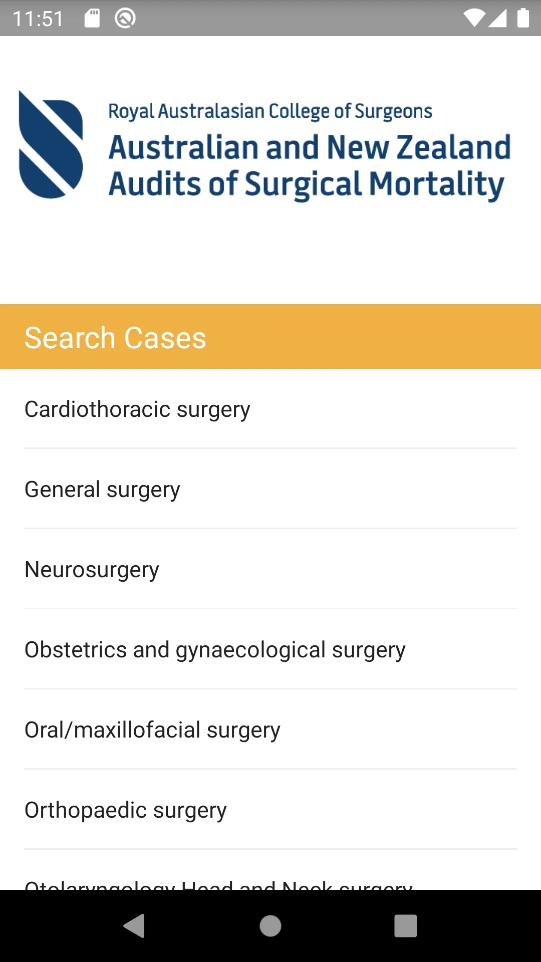 ANZASM National Case Reviews | Indus Appstore | Screenshot