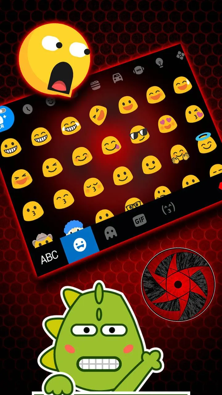 Cool Red Sharingan Keyboard Th | Indus Appstore | Screenshot