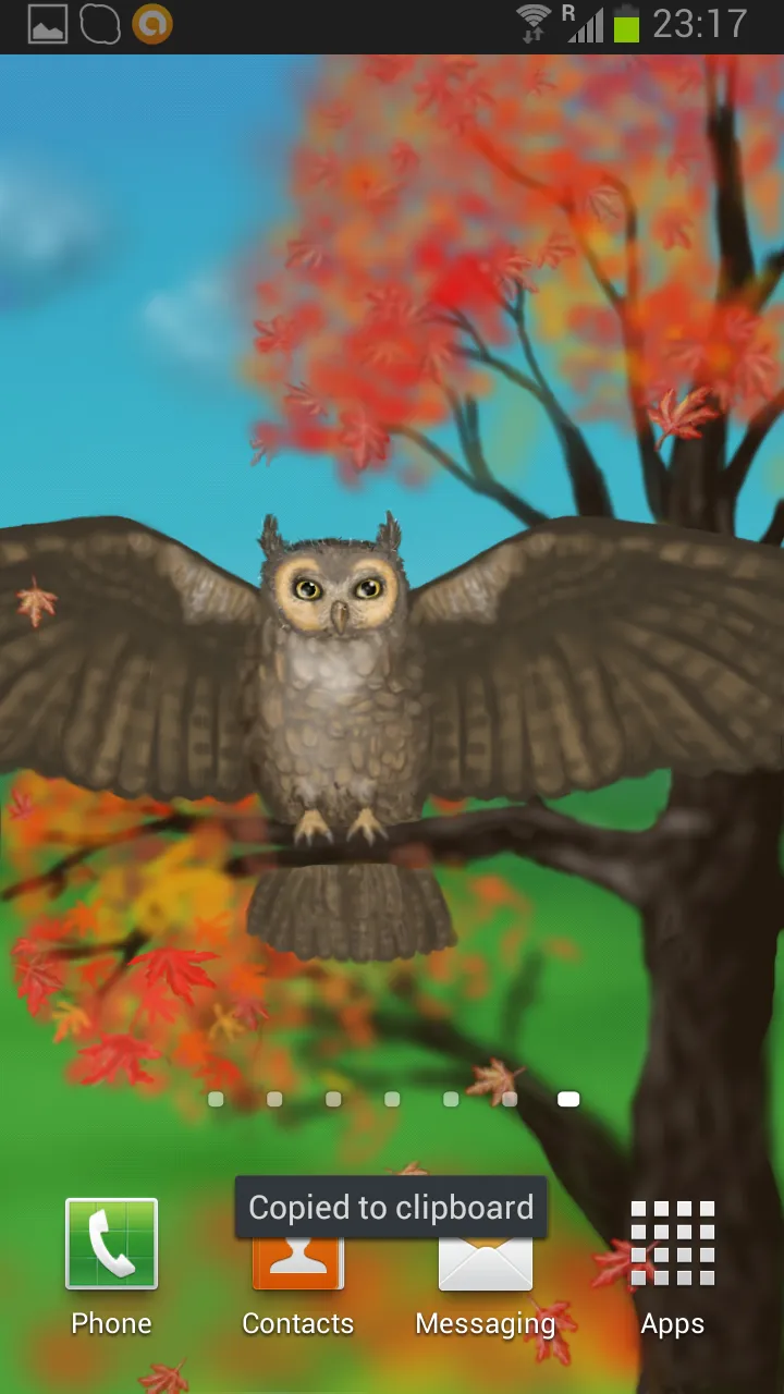 Owl of a Season Wallpaper Lite | Indus Appstore | Screenshot