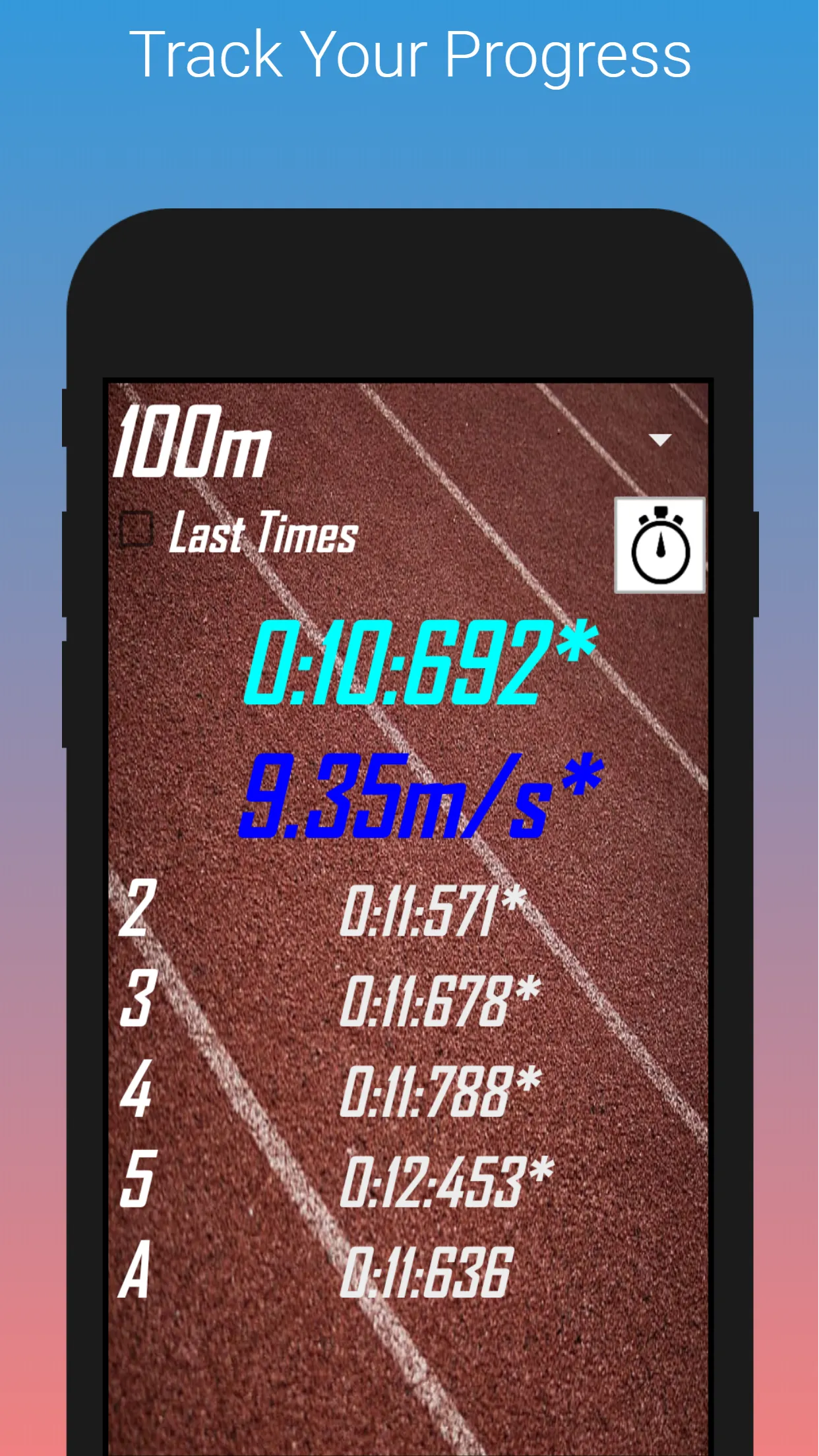 Athletics Track & Field Stopwa | Indus Appstore | Screenshot