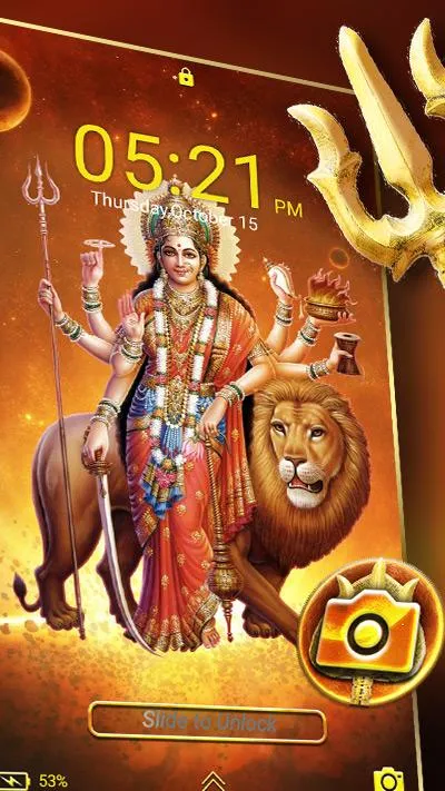 Maa Durga Launcher Theme | Indus Appstore | Screenshot