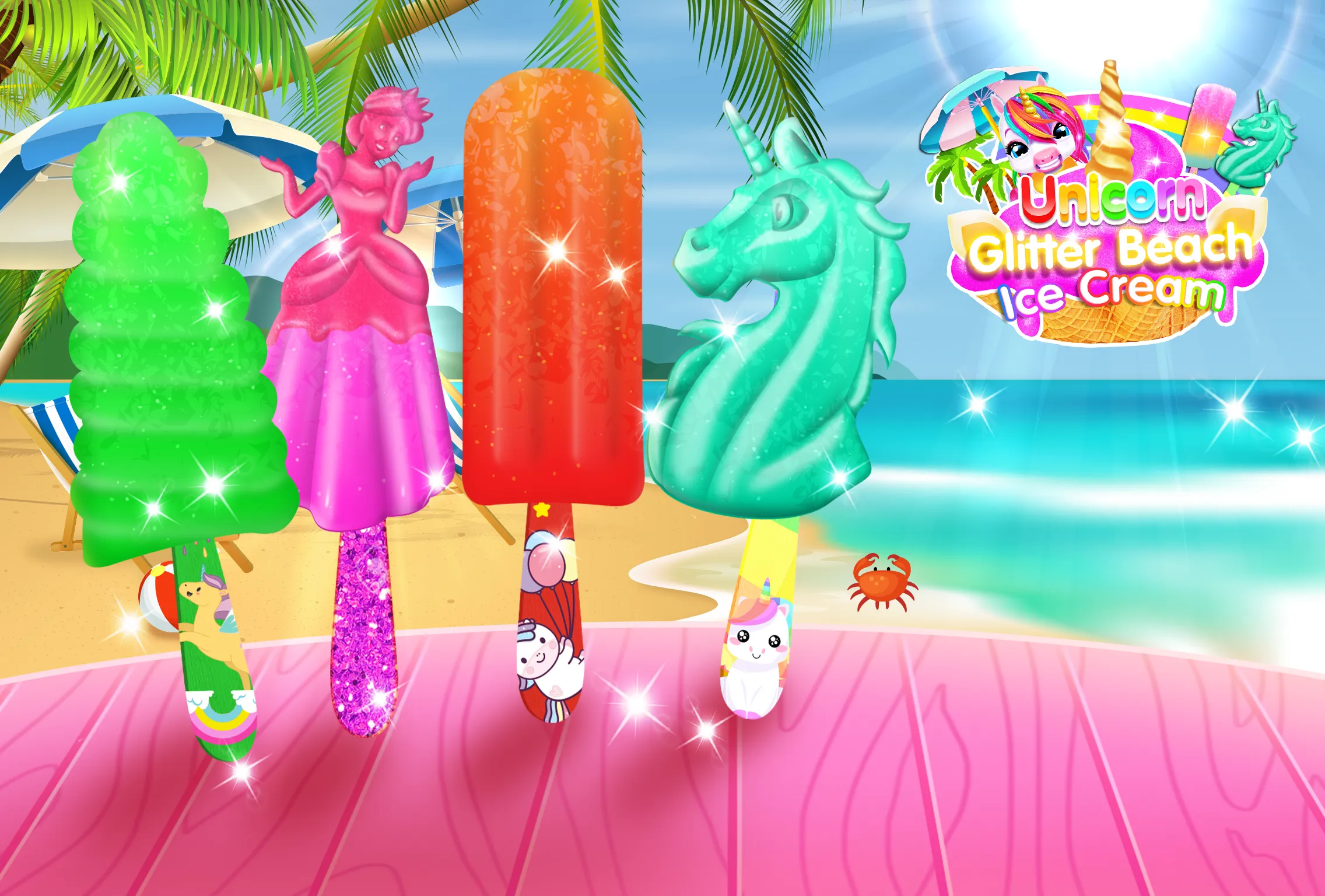 Rainbow Unicorn Ice Cream | Indus Appstore | Screenshot