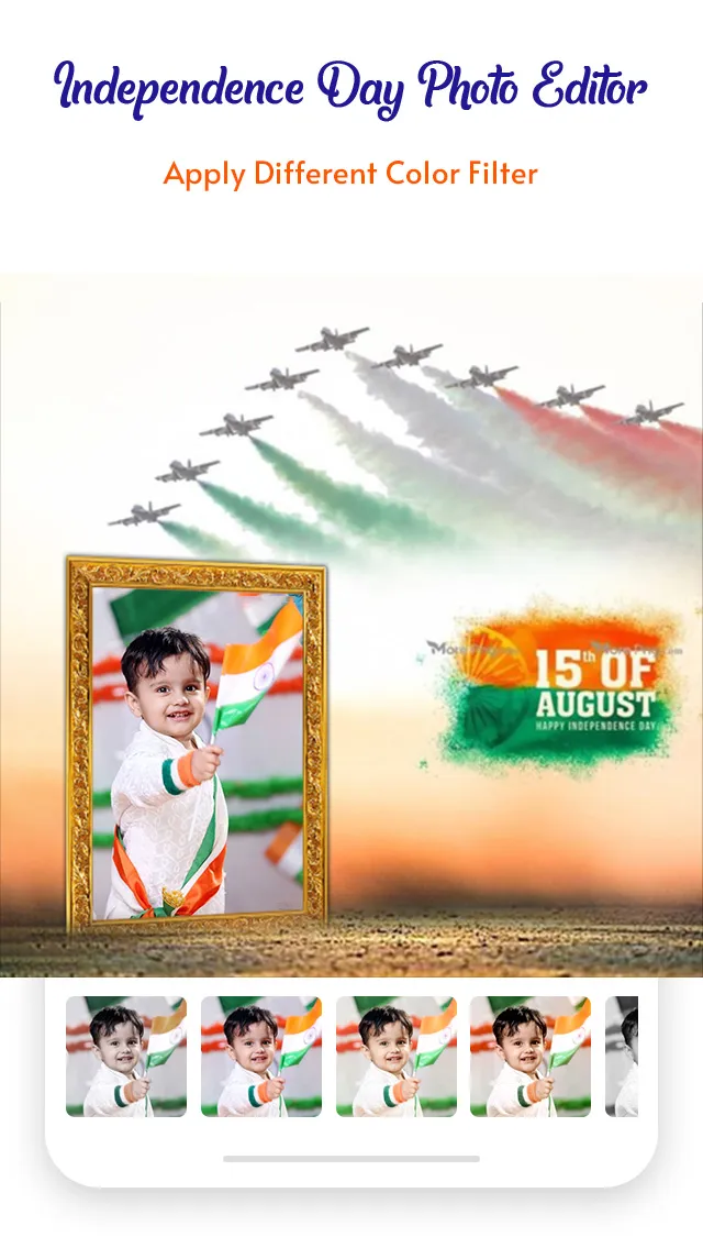 Independence Day Photo Frame | Indus Appstore | Screenshot