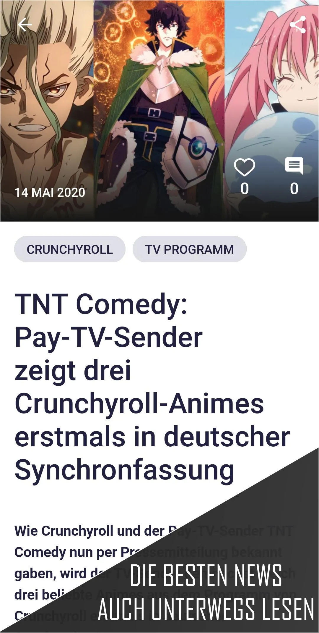 Anime Nachrichten | Indus Appstore | Screenshot