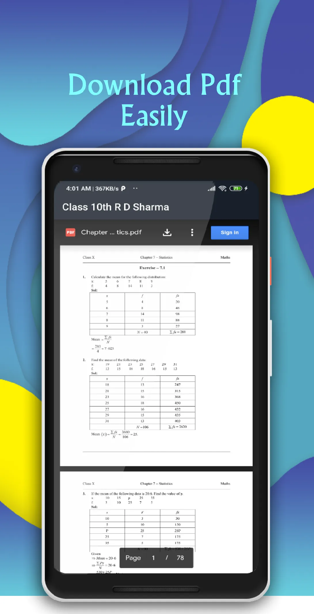 All RD Sharma Solutions 6-12 | Indus Appstore | Screenshot