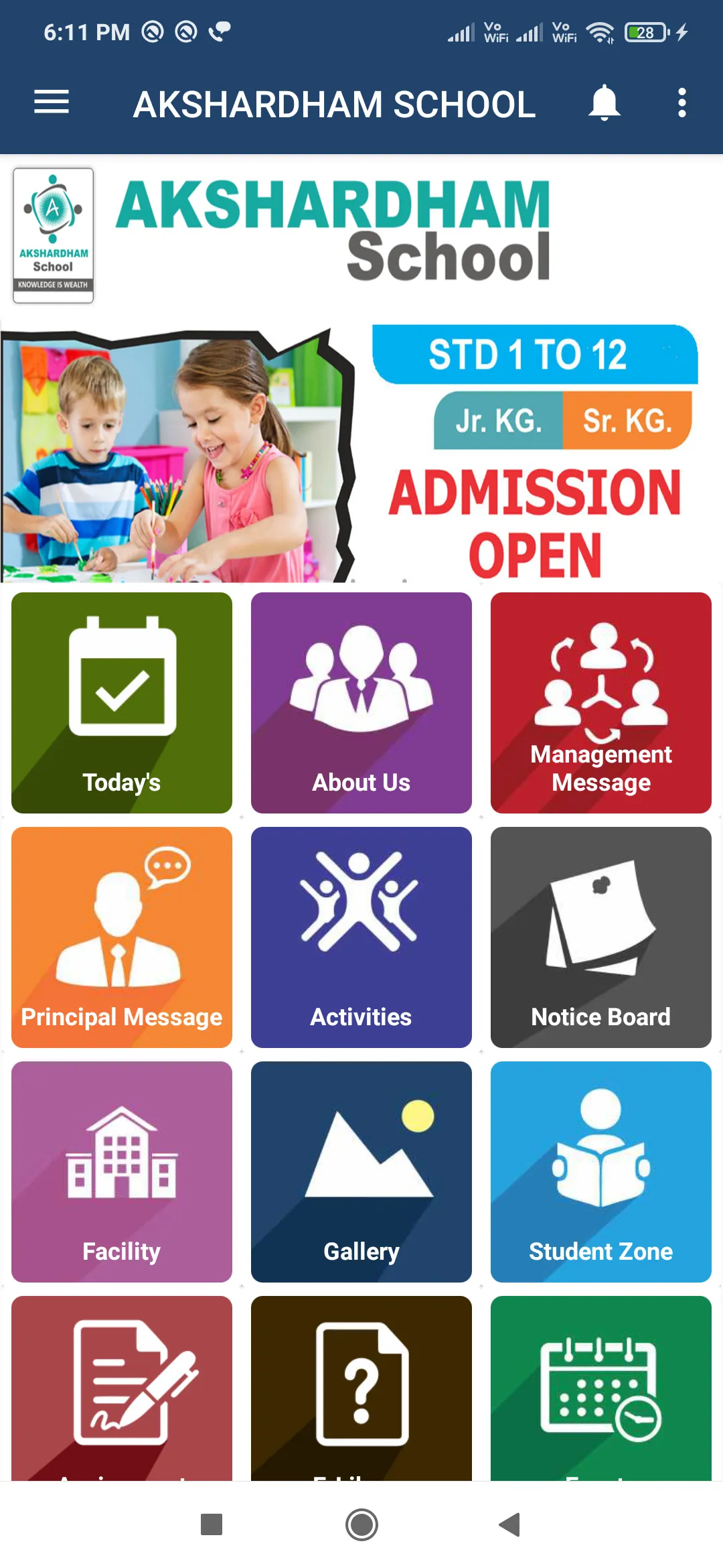 AKSHARDHAM SCHOOL | Indus Appstore | Screenshot