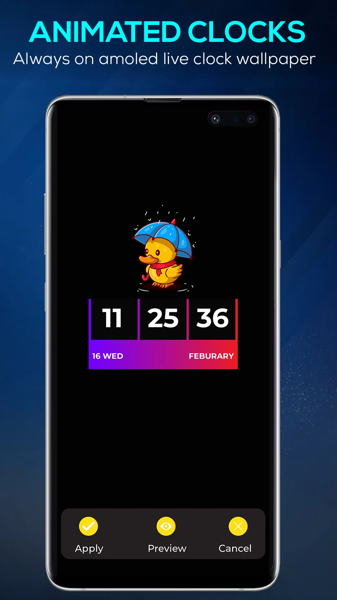 AOD Lock Screen Smart Clock | Indus Appstore | Screenshot