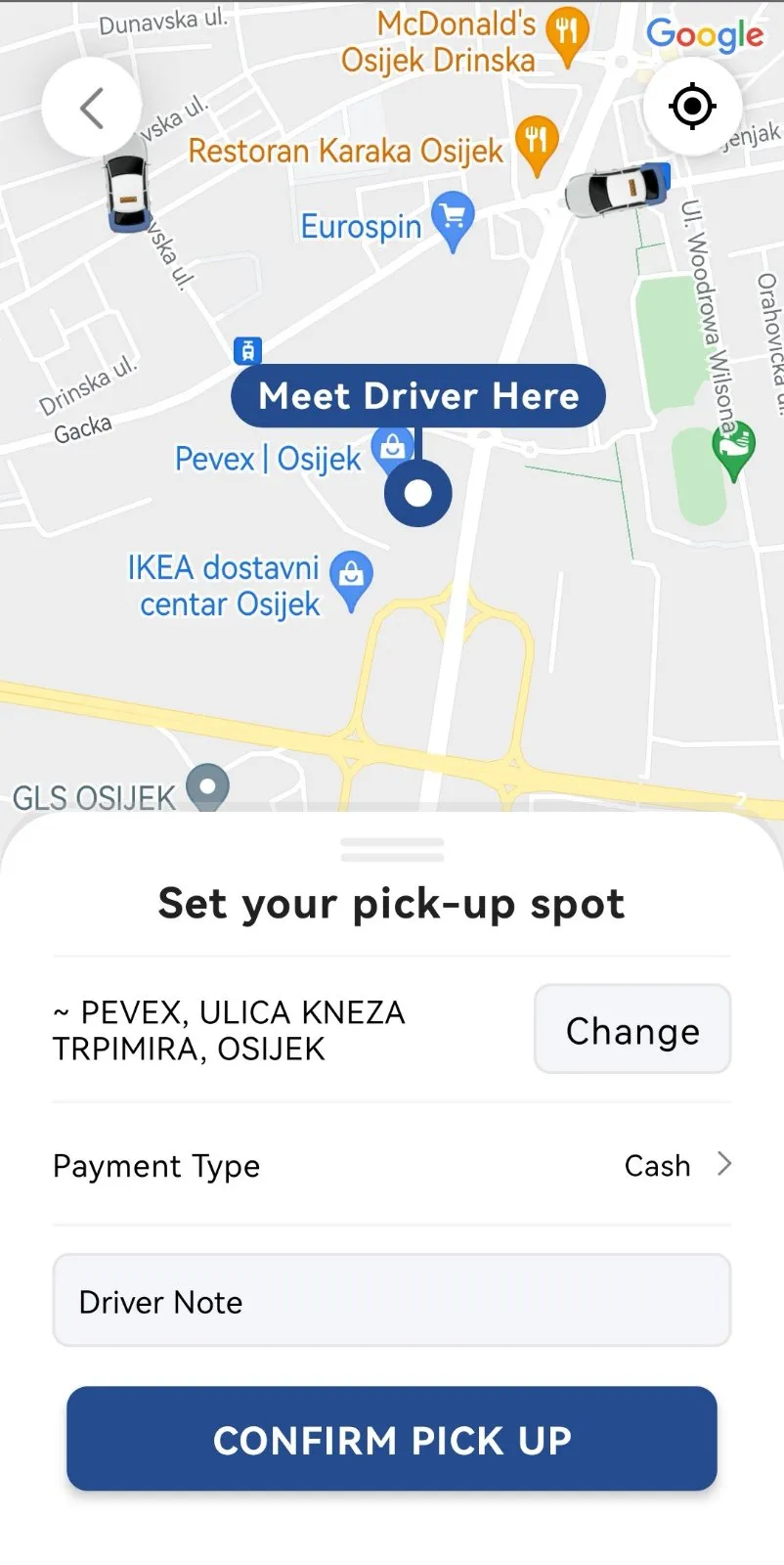 Osječki taxi | Indus Appstore | Screenshot