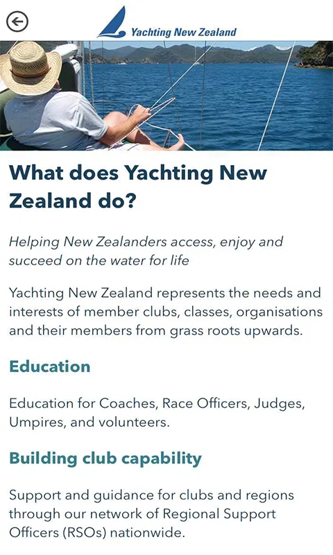 Yachting NZ | Indus Appstore | Screenshot