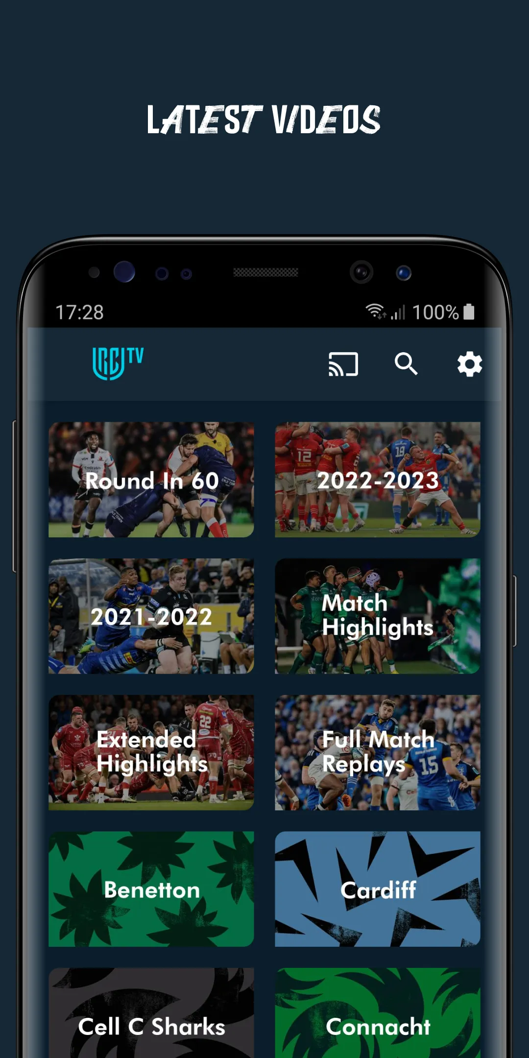 URC TV: Watch Live URC Rugby | Indus Appstore | Screenshot