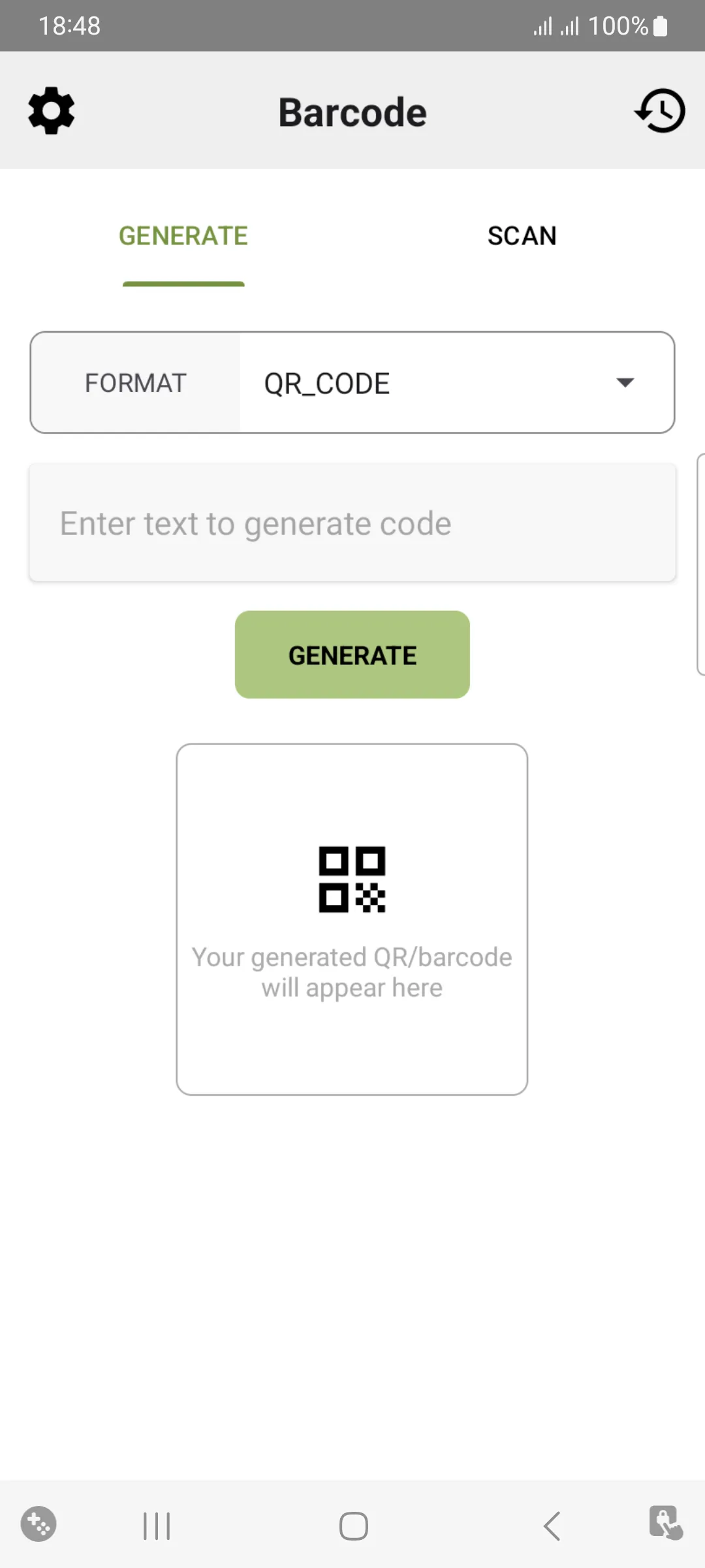 QR/Barcode Generator & Scanner | Indus Appstore | Screenshot