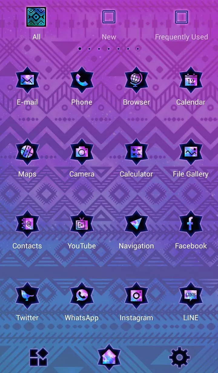 Tribal Galaxy Theme | Indus Appstore | Screenshot