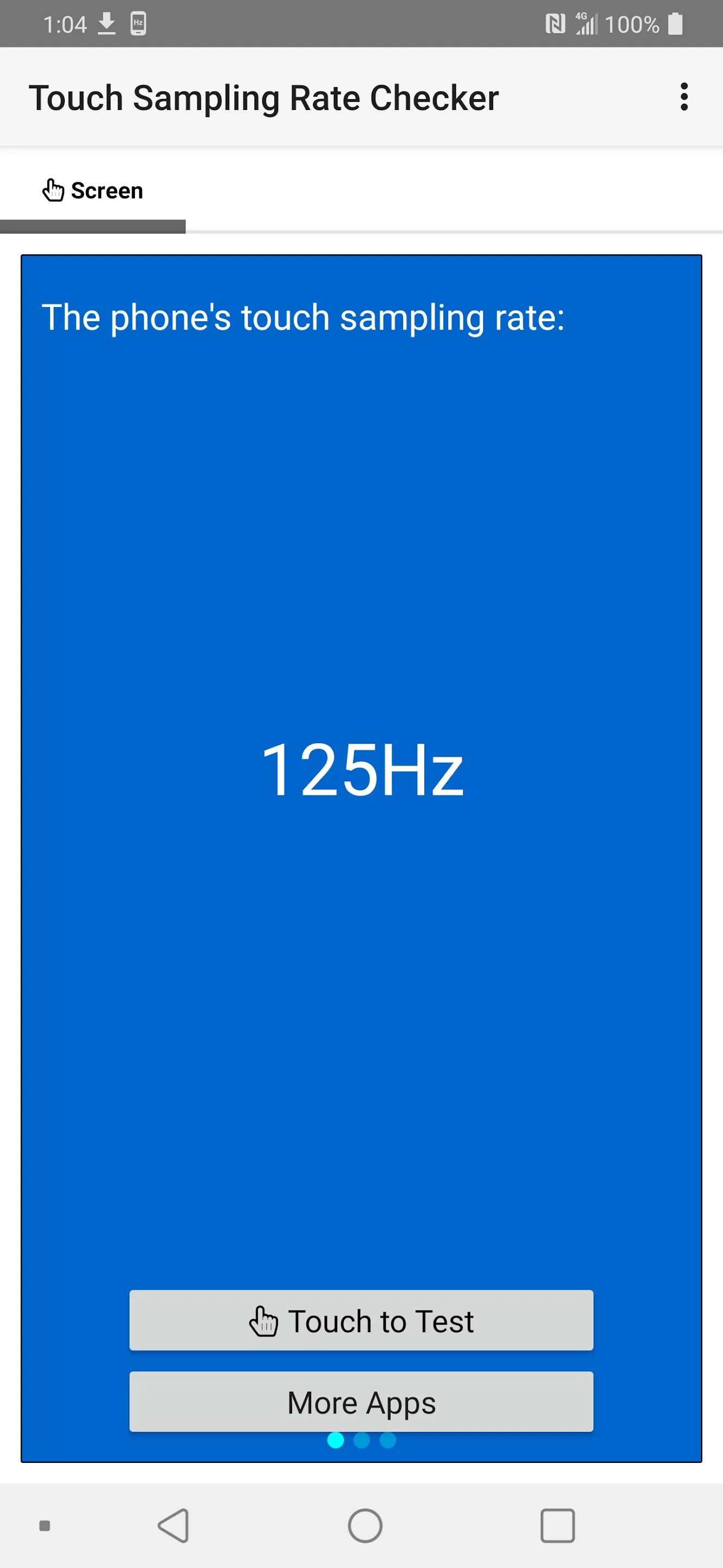 Touch Sampling Rate Checker | Indus Appstore | Screenshot