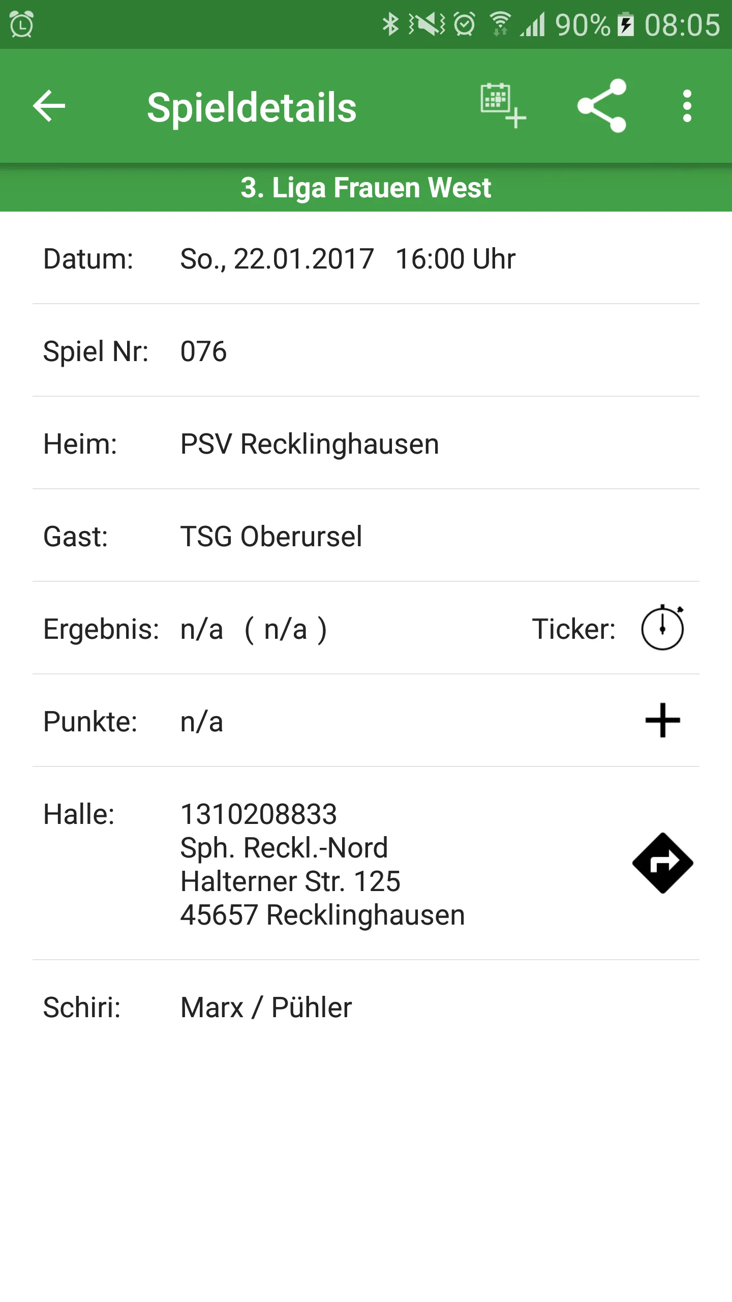 PSV Recklinghausen Handball | Indus Appstore | Screenshot