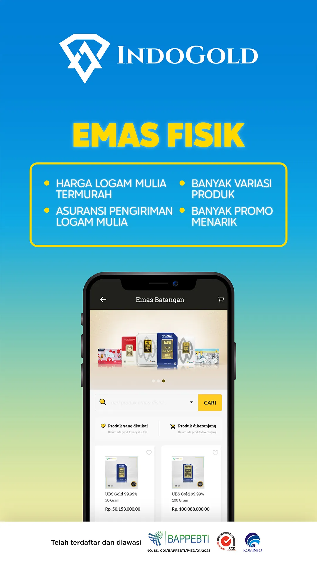 IndoGold - Jual Beli Emas Aman | Indus Appstore | Screenshot