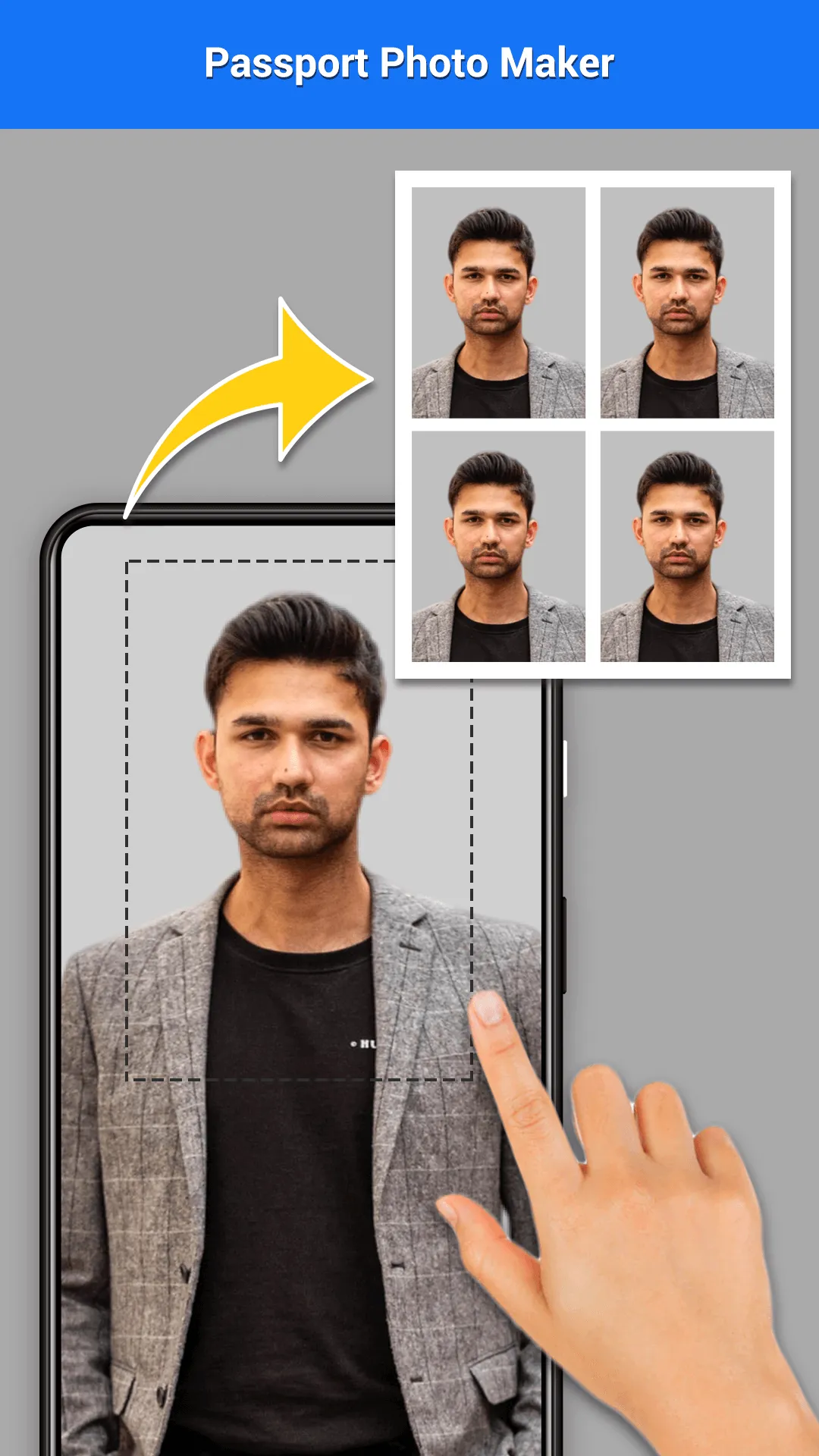 IDPhoto & Passport Photo Maker | Indus Appstore | Screenshot