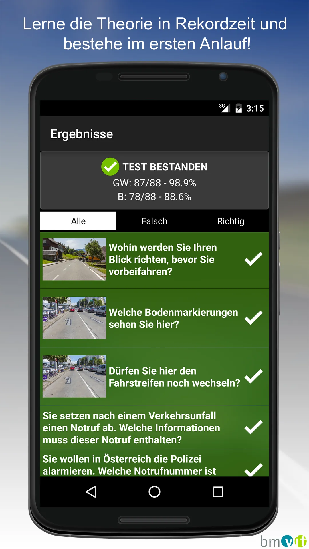 Führerschein: Theorieprüfung | Indus Appstore | Screenshot