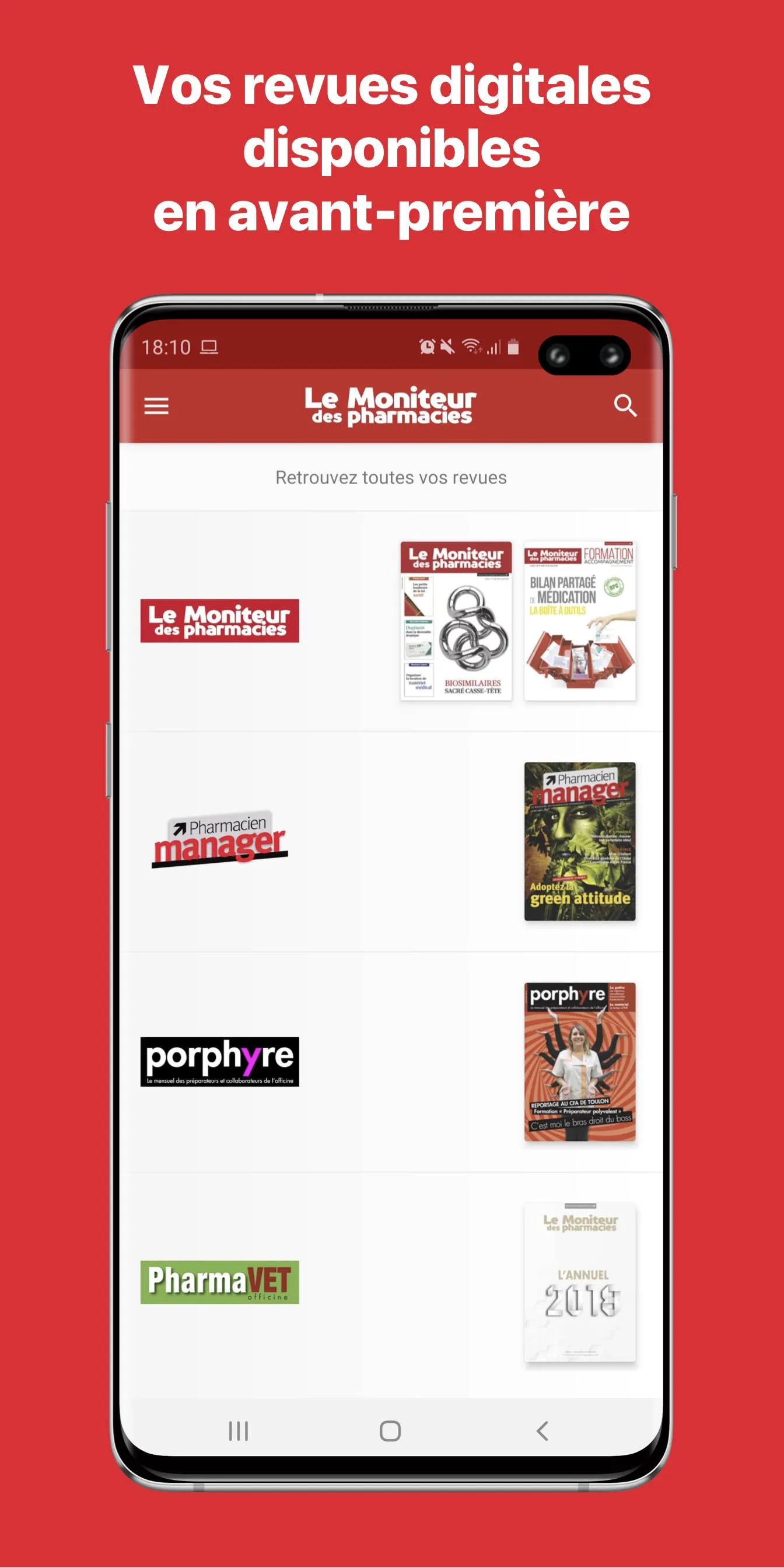 Le Moniteur des pharmacies.fr | Indus Appstore | Screenshot