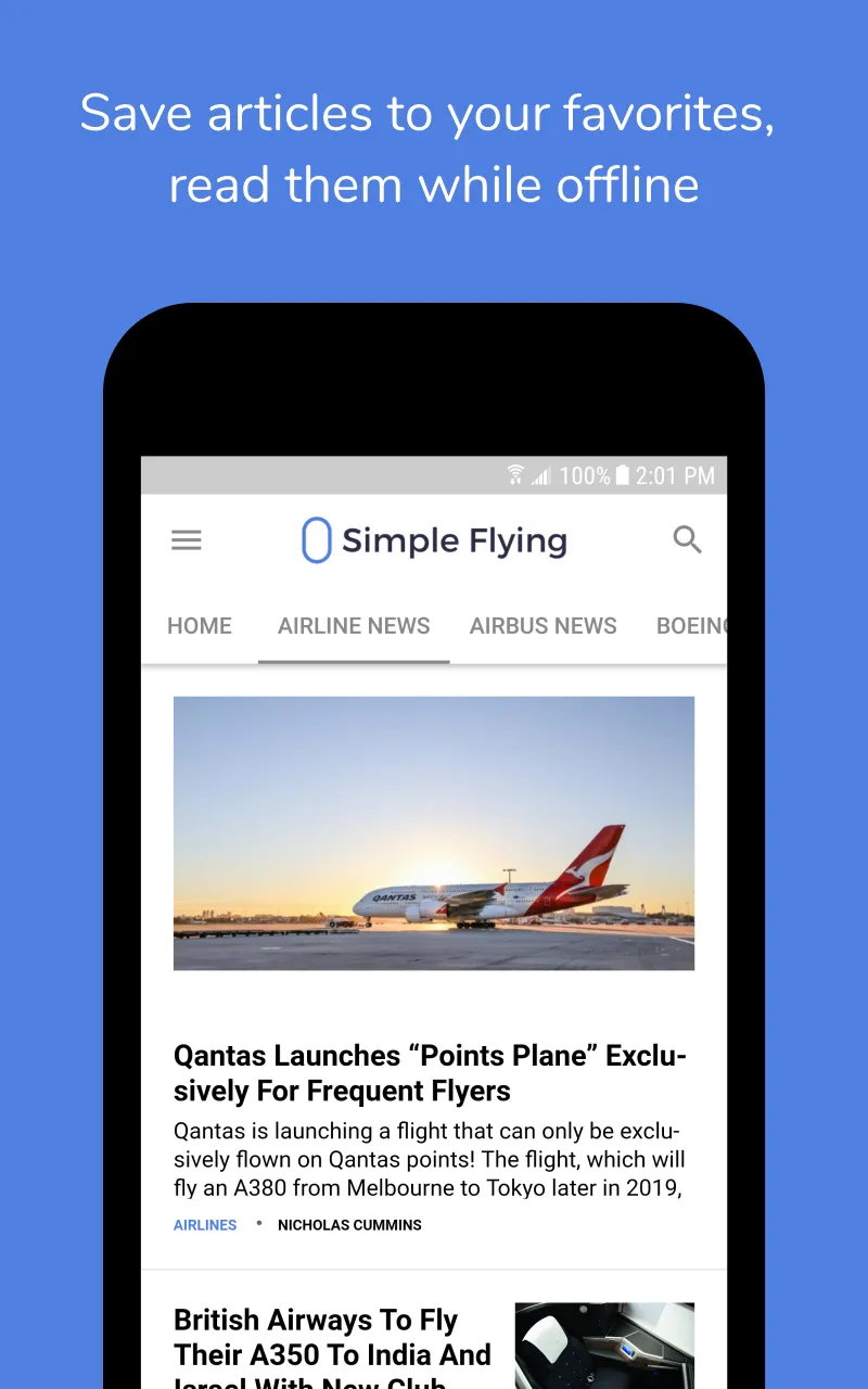 Simple Flying - Aviation News | Indus Appstore | Screenshot