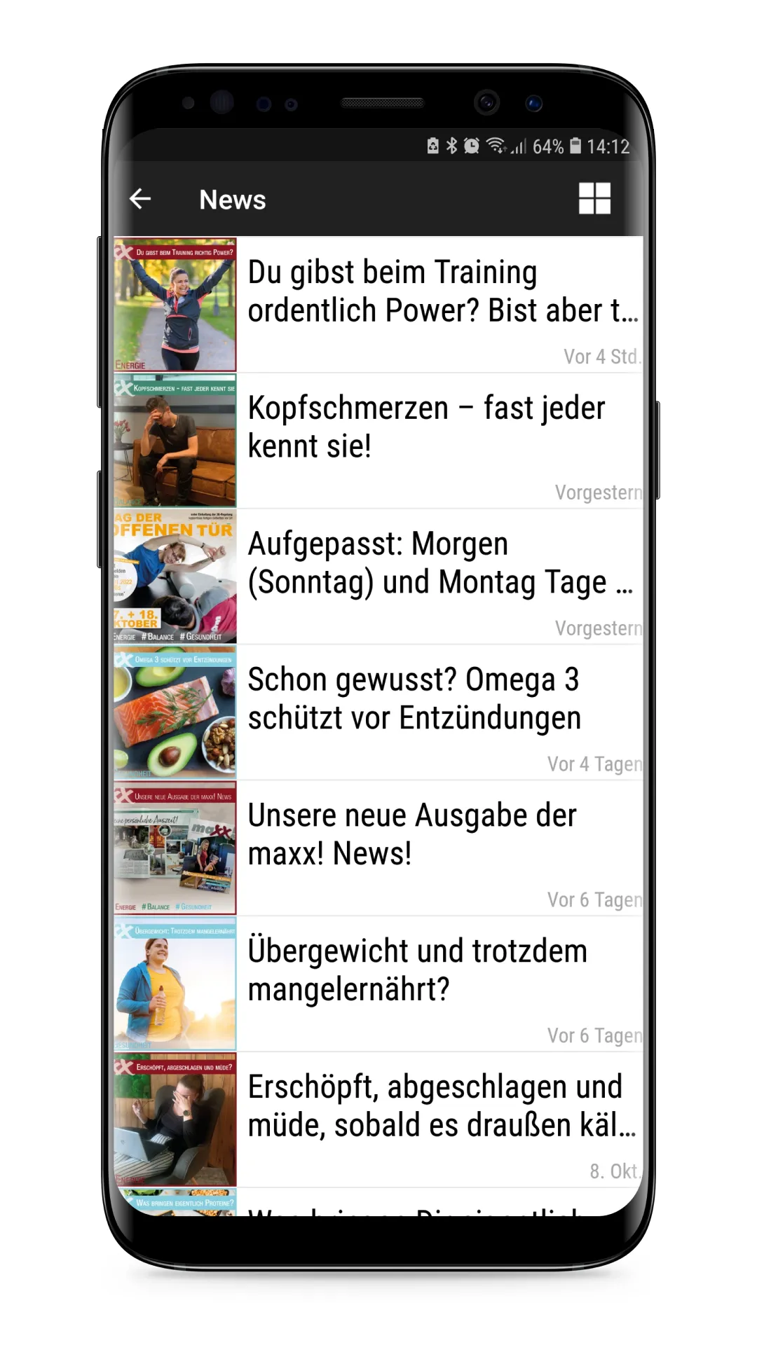 maxx! Gesundheitszentrum | Indus Appstore | Screenshot