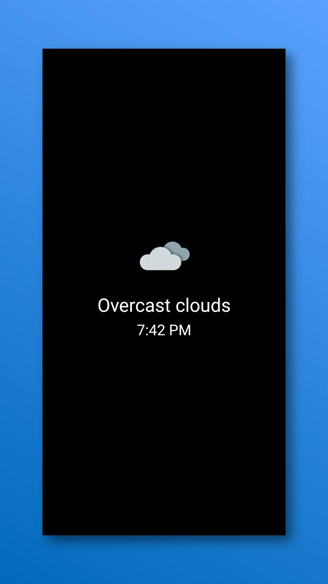 Weather Screensaver | Indus Appstore | Screenshot