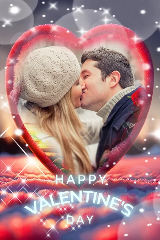 Valentine day photo frame 2024 | Indus Appstore | Screenshot