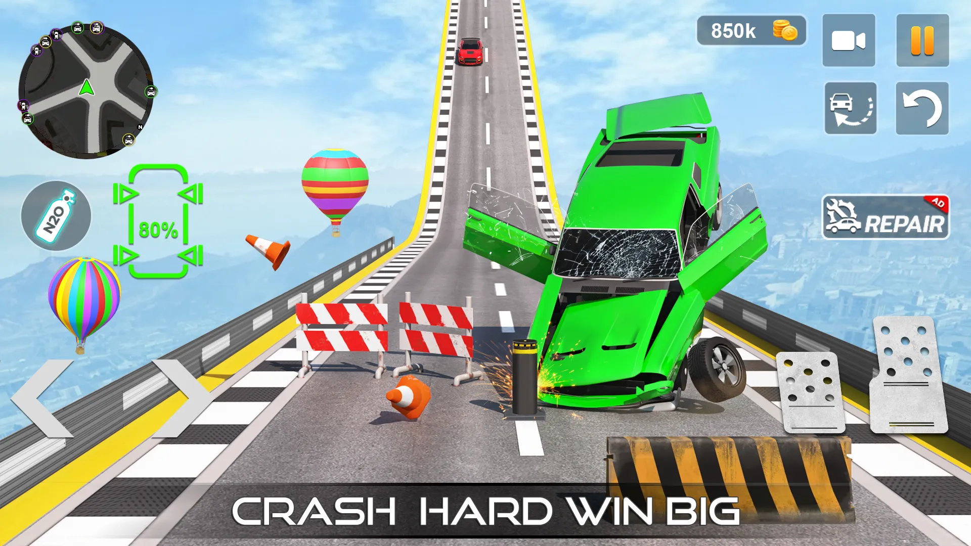 Car Crash Games Mega Car Games | Indus Appstore | Screenshot