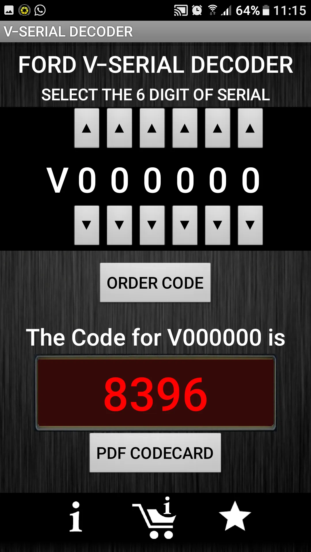 V-Serial Radio Code Decoder | Indus Appstore | Screenshot