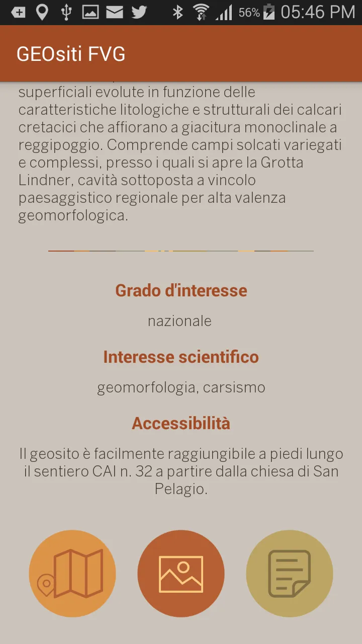 GEOsiti  Friuli Venezia Giulia | Indus Appstore | Screenshot