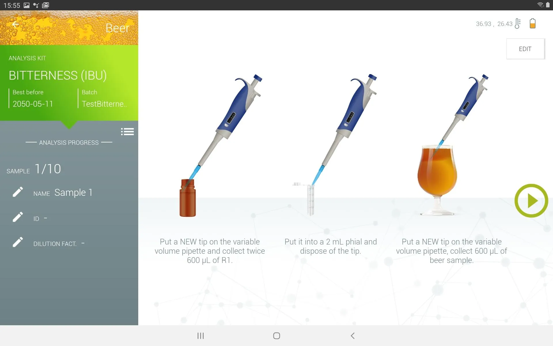 SMΔRT ANALYSIS Beer | Indus Appstore | Screenshot